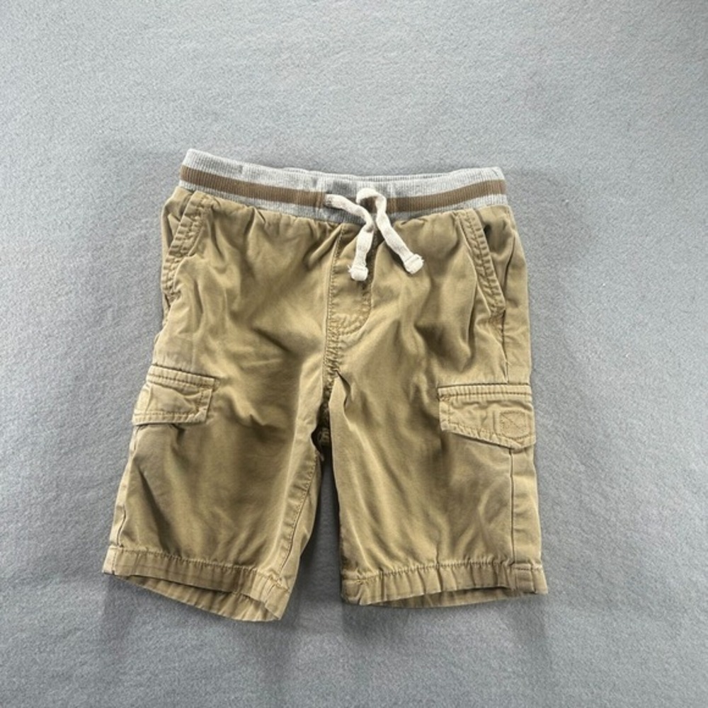 Tucker + Tate Boys Shorts 5 Tan Khaki Chino Cargo‎ Knit Waist Utility Gorpcore